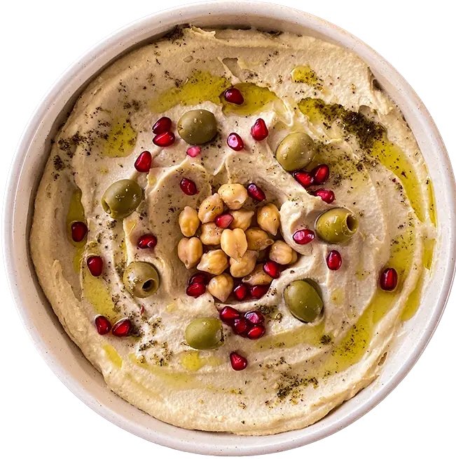 Roshan's Home Made Hummus Banner